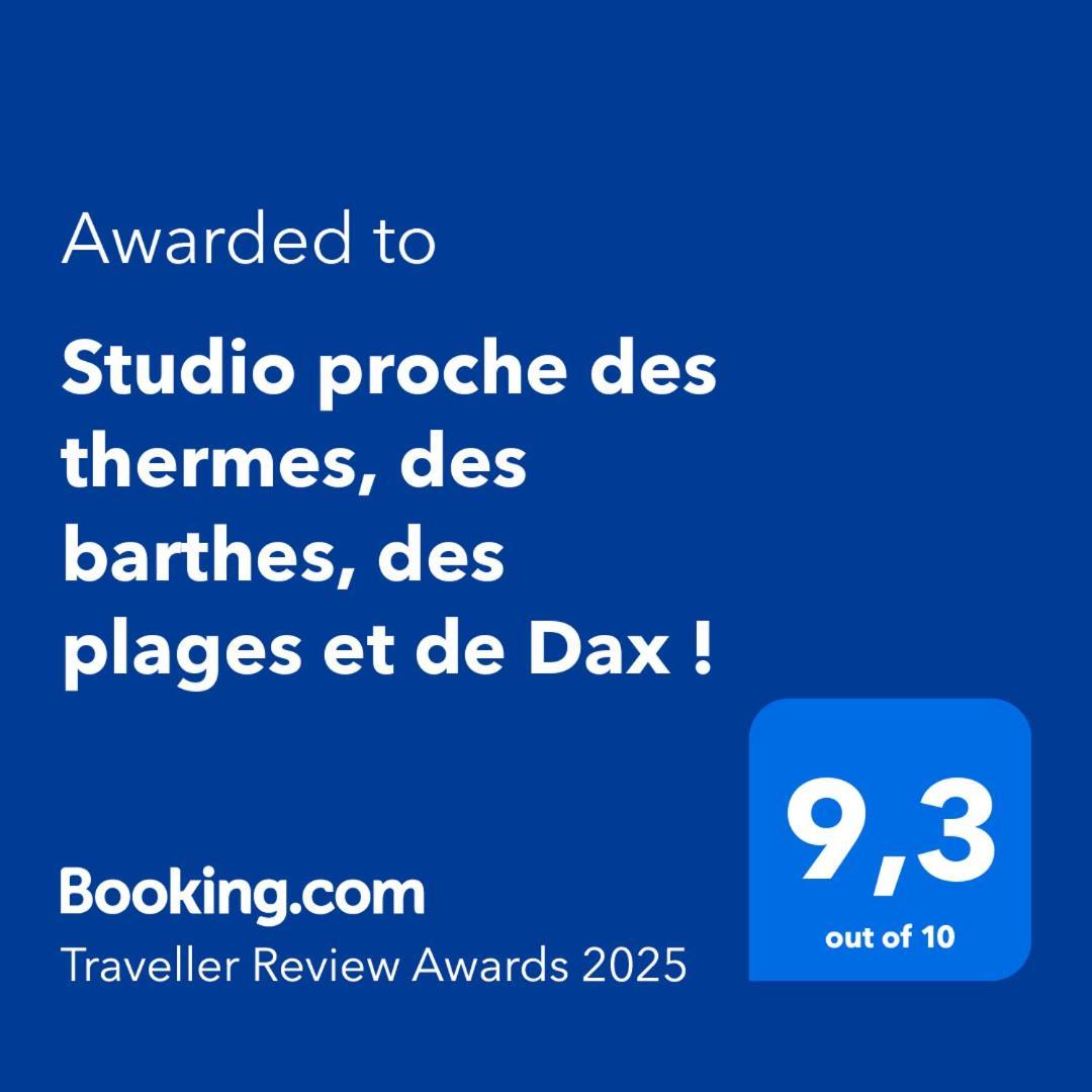 Studio Proche Des Thermes, Des Barthes, Des Plages Et De Dax ! 索比斯 外观 照片